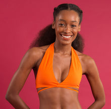 Load image into Gallery viewer, Image 12: Rio De Sol Haut Top Dots-Orange Kate