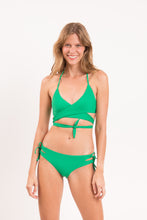 Load image into Gallery viewer, Model Front: Rio De Sol Haut Top Dots-Tambourine Kate