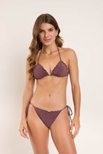 Load image into Gallery viewer, Model Front: Rio De Sol Haut Top Malibu-Ebano Frufru