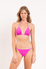Load image into Gallery viewer, Model Front: Rio De Sol Haut Top Malibu-Rosa Tri-Rev