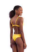 Load image into Gallery viewer, Model Back: Rio De Sol Haut Top Malibu-Yellow Balconet