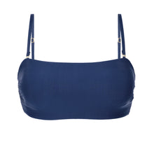 Load image into Gallery viewer, Product Front: Rio De Sol Haut Top Navy Bandeau-Reto