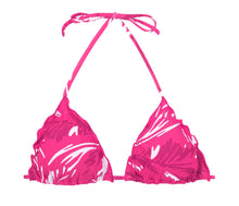 Load image into Gallery viewer, Product Front: Rio De Sol Haut Top Pink-Palms Frufru