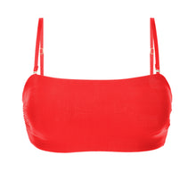 Load image into Gallery viewer, Product Front: Rio De Sol Haut Top Rouge Bandeau-Reto