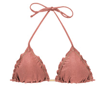 Load image into Gallery viewer, Product Front: Rio De Sol Haut Top Shimmer-Copper Frufru