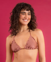 Load image into Gallery viewer, Image 09: Rio De Sol Haut Top Shimmer-Copper Frufru