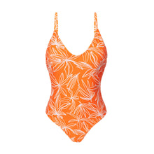 Load image into Gallery viewer, Product Front: Rio De Sol Une Pièce Trail-Orange Hype