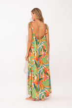 Load image into Gallery viewer, Model Back: Rio De Sol Vêtement De Plage Tropical Long Dress Chiara