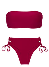 Load image into Gallery viewer, Product Front: Rio De Sol Ensemble Set Uv-Desejo Bandeau-Reto Madrid
