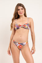 Load image into Gallery viewer, Model Front: Rio De Sol Ensemble Set Garden-Flower Bandeau-Joy Essential
