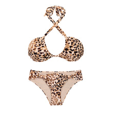 Load image into Gallery viewer, Product Back: Rio De Sol Ensemble Set Leopard Mel
