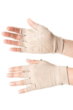 Load image into Gallery viewer, Image 02: Uv Line Gants Short Gloves Uni Beige Upf50+
