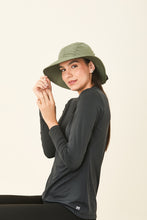 Load image into Gallery viewer, Image 02: Uv Line Chapeau Souple/Capeline San Remo Militar Preto Upf50+
