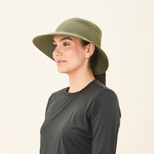Load image into Gallery viewer, Image 02: Uv Line Bob Hat California Nac Fem Green Militar Upf50+
