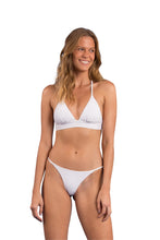 Load image into Gallery viewer, Model Front: Rio De Sol Ensemble Set Bora-White Tri-Cos Cheeky-Fixa
