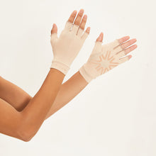 Load image into Gallery viewer, Image 04: Uv Line Gants Short Gloves Uni Chocolate Upf50+
