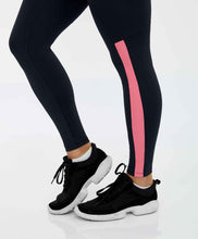 Load image into Gallery viewer, Image 04: Alto Giro Fitness Bas Legging Hyper Detalhe Cos Preto
