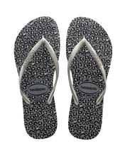 Load image into Gallery viewer, Image 03: Havaianas Tongs Havaianas Slim Animals Steel Grey
