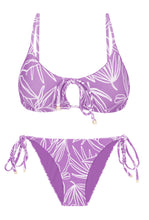 Load image into Gallery viewer, Product Front: Rio De Sol Ensemble Set Trail-Purple Tank-Tie Ibiza-Comfy
