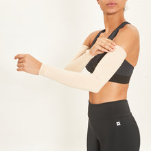 Load image into Gallery viewer, Image 02: Uv Line Gants Long Sleeve Beige Upf50+
