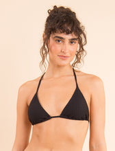 Load image into Gallery viewer, Model Front: Rio De Sol Haut Top Bora-Black Tri-Inv
