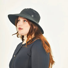 Load image into Gallery viewer, Image 03: Uv Line Chapeau Souple/Capeline Hat Lyon Nac L Fem Black Upf50+
