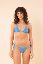 Load image into Gallery viewer, Model Front: Rio De Sol Haut Top Shimmer-Baltic-Sea Tri-Inv
