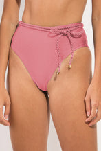 Load image into Gallery viewer, Gallery: Rio De Sol Bas Bottom Shimmer-Confetti Belted-High-Waist
