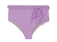 Load image into Gallery viewer, Product Front: Rio De Sol Bas Bottom Shimmer-Harmonia Belted-High-Waist
