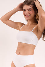 Load image into Gallery viewer, Image 08: Rio De Sol Haut Top Memphis-White Bandeau-Reto
