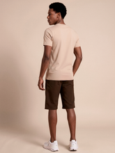 Load image into Gallery viewer, Model Back: Uv Line T-Shirt Pour Homme T-Shirt New Fit Masc Sand Upf50+
