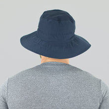 Load image into Gallery viewer, Model Back: Uv Line Bob Hat Australia Nac Masc Navy Blue Lead Upf50+
