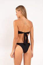 Load image into Gallery viewer, Model Back: Rio De Sol Bas Bottom Shimmer-Black Leblon
