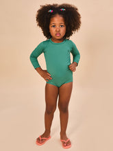 Load image into Gallery viewer, Image 02: Uv Line Maillot De Bain Bébé Baby Longsleeve Swimsuit Deep Sea Upf50+
