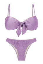 Load image into Gallery viewer, Product Front: Rio De Sol Ensemble Set Shimmer-Harmonia Bandeau-Knot Essential
