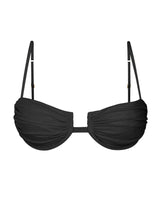 Load image into Gallery viewer, Product Front: Rio De Sol Haut Top Malibu-Black Zaya
