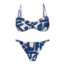 Load image into Gallery viewer, Product Front: Rio De Sol Ensemble Set Pottery Bandeau-Crispy Cheeky-Crispy
