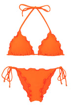 Load image into Gallery viewer, Product Front: Rio De Sol Ensemble Set Dots-Orange Frufru
