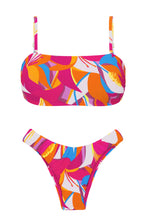 Load image into Gallery viewer, Product Front: Rio De Sol Ensemble Set Antelope Bandeau-Reto High-Leg
