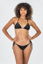 Load image into Gallery viewer, Model Front: Rio De Sol Ensemble Set Shimmer-Black Tri-Inv Ibiza-Comfy
