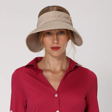 Load image into Gallery viewer, Model Front: Uv Line Visière Tokyo Fpu50+ Visor Khaki Uv
