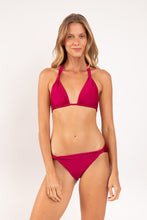 Load image into Gallery viewer, Model Front: Rio De Sol Bas Bottom Shimmer-Desejo Mel
