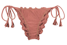 Load image into Gallery viewer, Product Front: Rio De Sol Bas Bottom Shimmer-Copper Frufru

