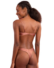 Load image into Gallery viewer, Image 07: Rio De Sol Ensemble Set Shimmer-Copper Bandeau-Joy Nice-Fio
