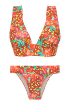 Load image into Gallery viewer, Product Front: Rio De Sol Ensemble Set Tropics Halter-Marina Essential-Cos
