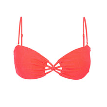 Load image into Gallery viewer, Product Front: Rio De Sol Haut Top Malibu-Folia Bandeau-Iris
