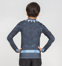 Load image into Gallery viewer, Model Back: Uv Line T-Shirt Acqua Pantera Negra V20 Ml Inf Estampa
