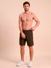 Load image into Gallery viewer, Image 05: Uv Line Bermuda / Short Pour Homme Shorts New Fit Masc Brown Upf50+
