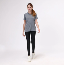 Load image into Gallery viewer, Model Front: Uv Line Fitness Haut Sport Fit Mescla Fem
