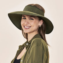 Load image into Gallery viewer, Image 02: Uv Line Visière Visor Siena Imp Fem Militar Green Upf50+
